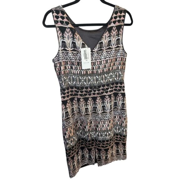 NEW Frank Lyman Gunmetal Blush Cocktail Dress - Picture 3 of 16